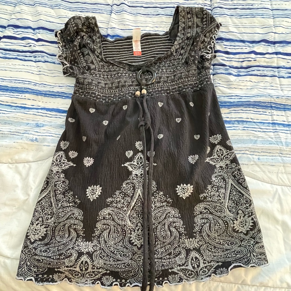 No Boundaries Black and White Kids Blouse